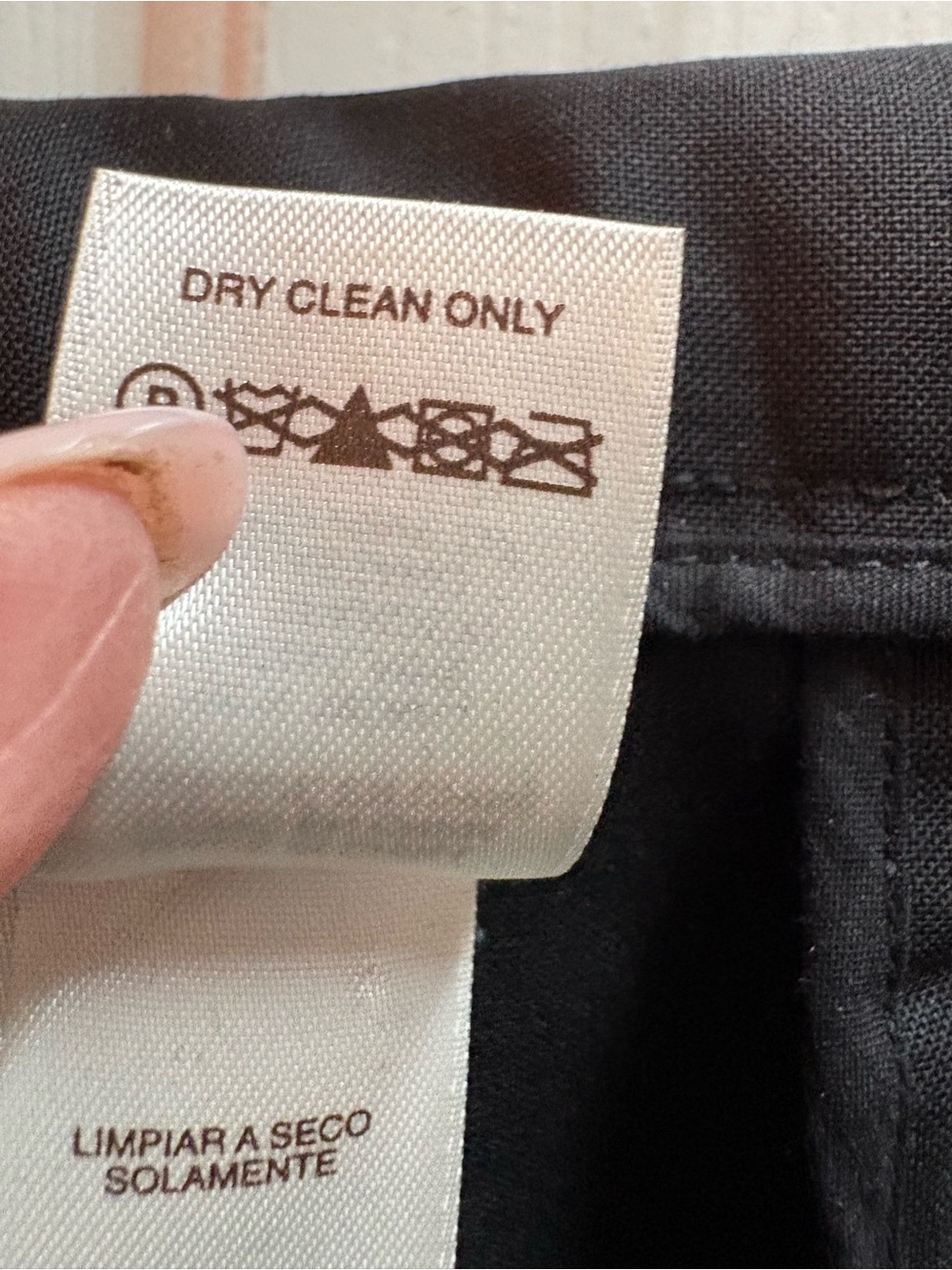 Laundry by Design Tuxedo style dressy black Trim Straight-Leg Pant - Picture 6 of 6